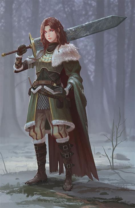 Winter By Yagaminoue On Deviantart Fantasy Character Art Female