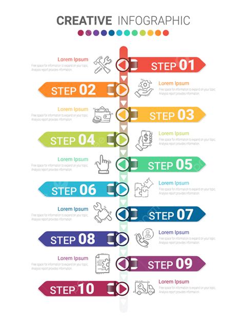 Infographic Timeline Vector