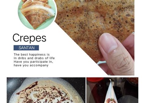 Resep terbaru bisa dilihat disini : Cara Membuat Crepes Renyah Dengan Teflon / Resep Crepes ...