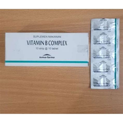 Jual Vitamin B Komplex Kimia Farma 1 Box 10 Strip 100 Tablet Di Seller Apotik Shifarma