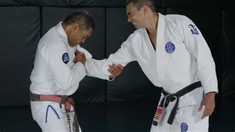 Front Bear Hug Over Arms Defense Rickson Gracie Academy