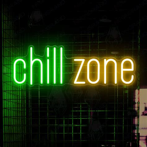 Chill Zone Neon Sign Led Light Gamer Neon Sign Neon Signs Neon Light