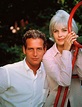 Paul Newman and wife Joanne Woodward in their backyard. | Paul newman ...