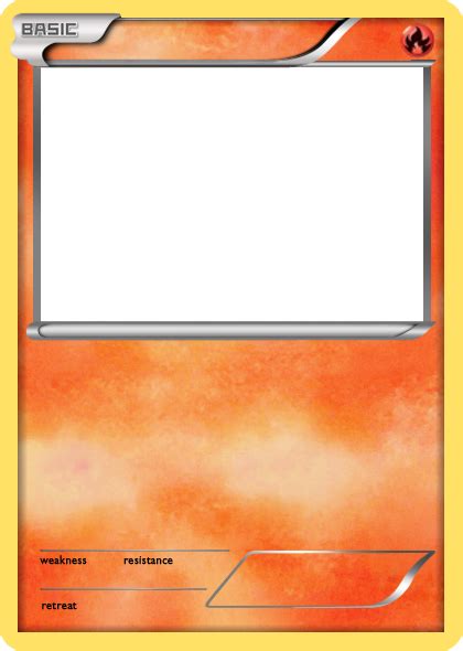 Bw Fire Basic Pokemon Card Blank By The Ketchi On Deviantart