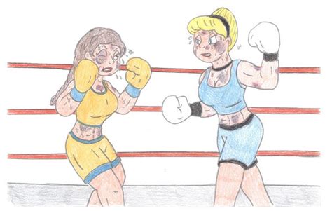 Boxing Belle Vs Cinderella By Jose Ramiro On Deviantart