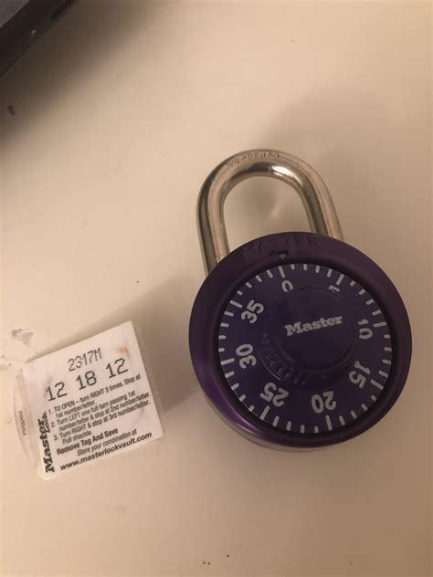 How To Open A Master Combination Lock With Letters
