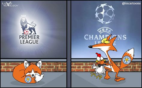Ilqar Novruzov Cartoon Leicester City Champions League Cartoon