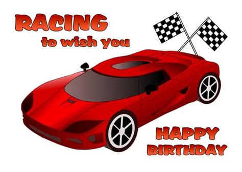 Cars And Sports Cars Birthday Card With Your Own Handwriting Sueshine