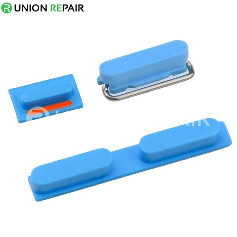 Replacement For Iphone 5c Side Buttons Blue