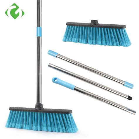 Buy Floor Cleaning Broom With Adjustable Long Handle