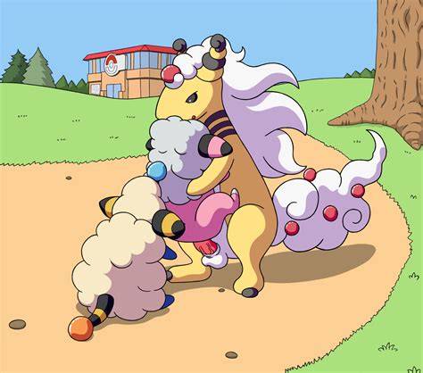 Post 1947570 Ampharos Flaaffy Flygon Artist Mareep Mega Ampharos