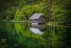 Die Hütte am See. Foto & Bild | landschaft, berge, bergseen Bilder auf ...