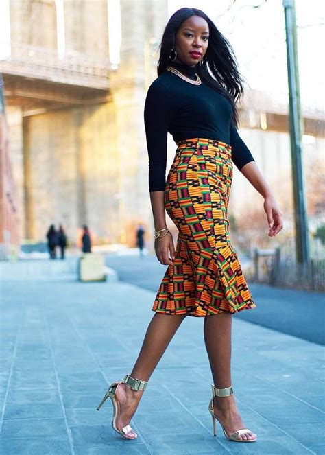 23 Hottest African Print Skirts In 2021 And Where To Get Them African Print Pencil Skirt
