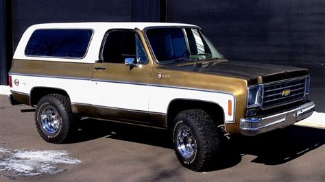 1975 Chevrolet K5 Blazer Presented As Lot T75 At Kansas City Mo K5
