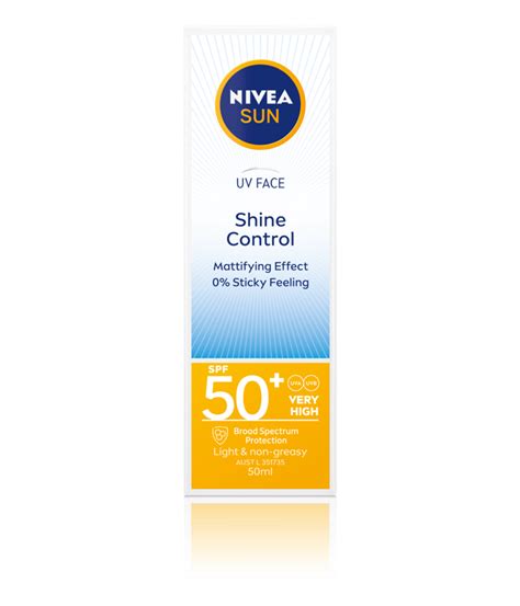 Uv Face Shine Control Spf50 50ml Nivea Sun