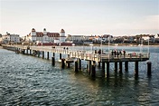 Binzer Seebrücke mit Kurhaus Foto & Bild | deutschland, europe ...