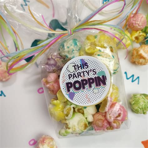 This Partys Poppin Popcorn Party Favours By Etsy Uk Popcorn Party