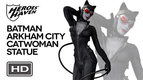 Batman Arkham City Catwoman Statue Heroes Haven Comics