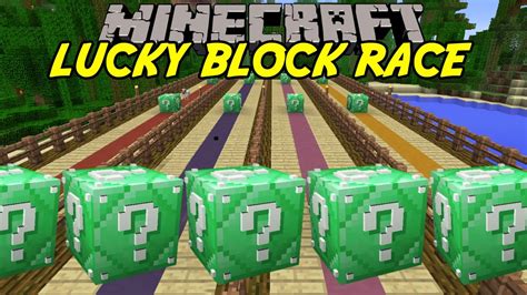 Minecraft Emerald Lucky Block Race Djungel VrÅl Modded Mini Game