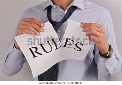 Breaking Rules Concept Stock Photo 530740447 Shutterstock
