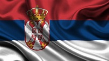 Fotos von Serbien Flagge Strips 1920x1080