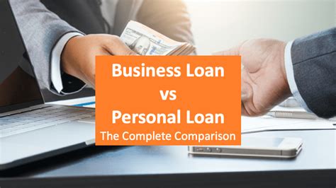 Business Loan Versus Personal Loan
