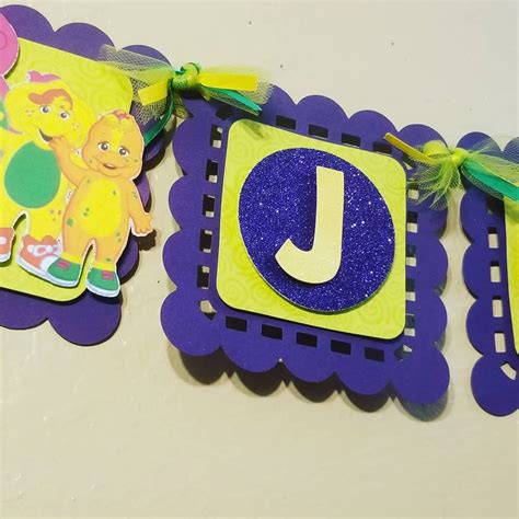 Barney Name Banner Etsy Name Banners Banner Happy Birthday Banners