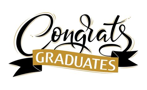 Congrats Graduates Greeting Lettering Sign For Graduation Party