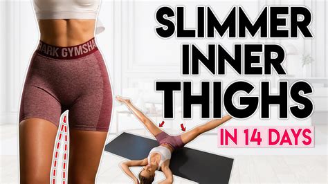 Slimmer Inner Thighs In Days Lose Thigh Fat Min Home Workout Youtube