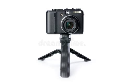 Digital Camera On Tripod Stock Image Image Of Digitally 14056235