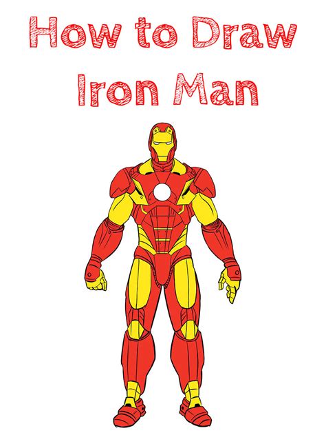 How To Draw The Iron Man