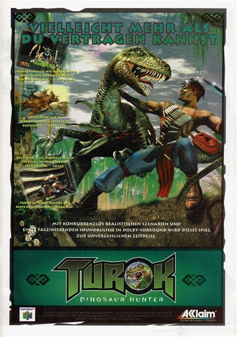 Turok Dinosaur Hunter 1997 Promotional Art Mobygames