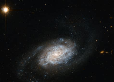 Newly Released Hubble Image Of Spiral Galaxy Ngc 3455