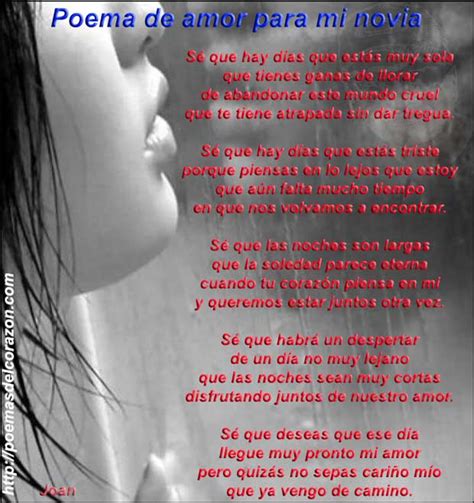 Poemas De Amor Para Mi Novia Poemas De Amor