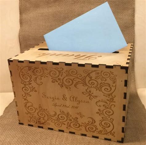 Discover the unique items that anartsyaffair creates. Wedding Card Box, Custom Card Box, Rustic Wood Card Holder ...
