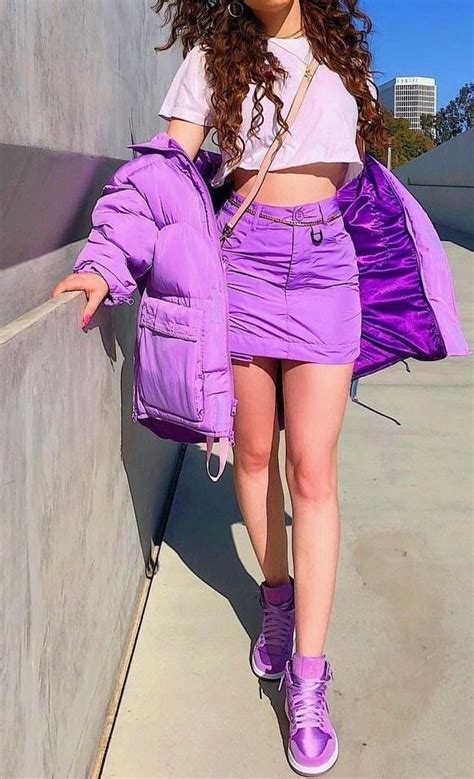 Pin By Tomas Musici On Womens Fashion Purple Outfits Colourful