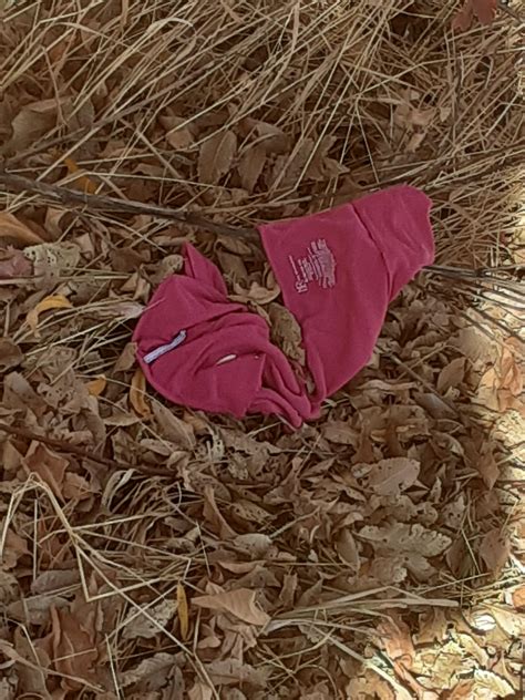 Going Out Back To Smoke And Find These Panties Either Cut Or Ripped Off They Werent There This