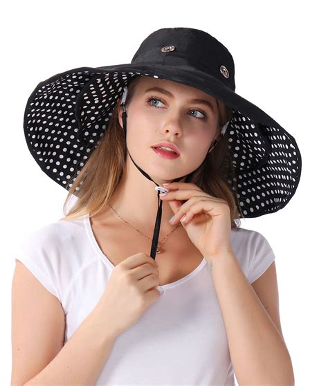 Buy Packable Extra Large Brim Floppy Sun Hat Reversible Upf 50 Beach