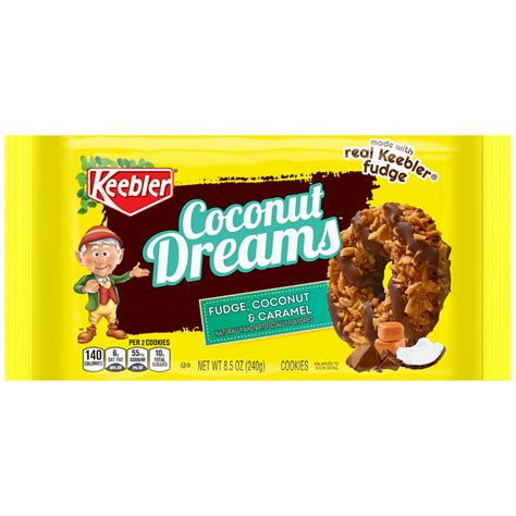 Keebler Coconut Dreams Caramel And Coconut Cookies 85 Oz