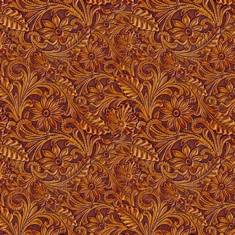 Ariat men's arrow tooled floral billit belt. Tooled Leather 27 Pattern