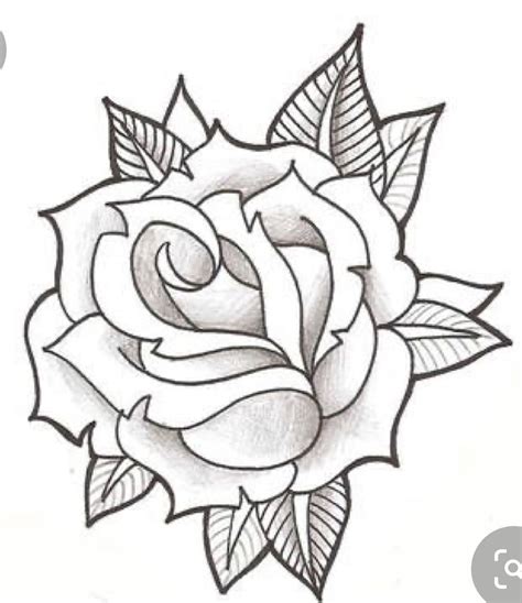 Rose Drawing Tattoo Tattoo Outline Drawing Roses Drawing Outline