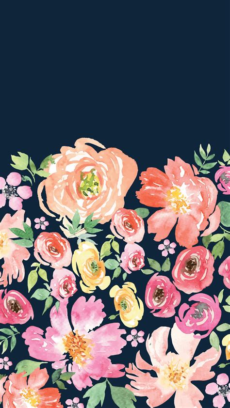 Floral Iphone Wallpapers Wallpaper Cave