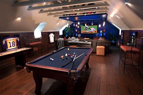 50 Best Man Cave Ideas And Designs For 2016 Attic Game Room Man Cave