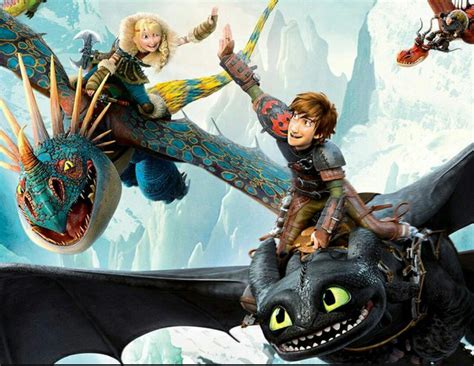 Hiccup And Toothless Astrid And Stormfly How To Train Your Dragon