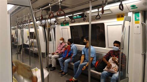 Unlock 4 Delhi Metro Resumes Services On Red Green Violet Lines