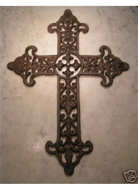 One fantastic characteristic of snowmen as objects of seasonal décor is that they make wonderful decorations for the holidays…and they. NEW BIG Cast Iron Metal Wall Decor Cross Hanging Large Art bz - Crosses