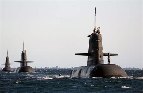 Three Australian Collins Class Submarines 2500 1634 Submarines