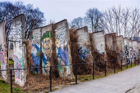 A Segment Of The Berlin Wall Remains Of Berlin Wall Berlin Wall