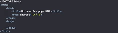 Structure minimale d'une page HTML valide  Pierre Giraud