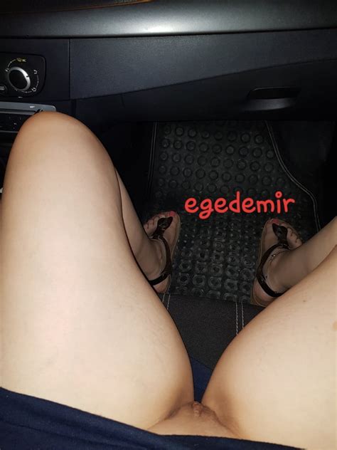 XXX Turkish Wife Feet Legs Turk Ayak Bacak Karim Car Flashing